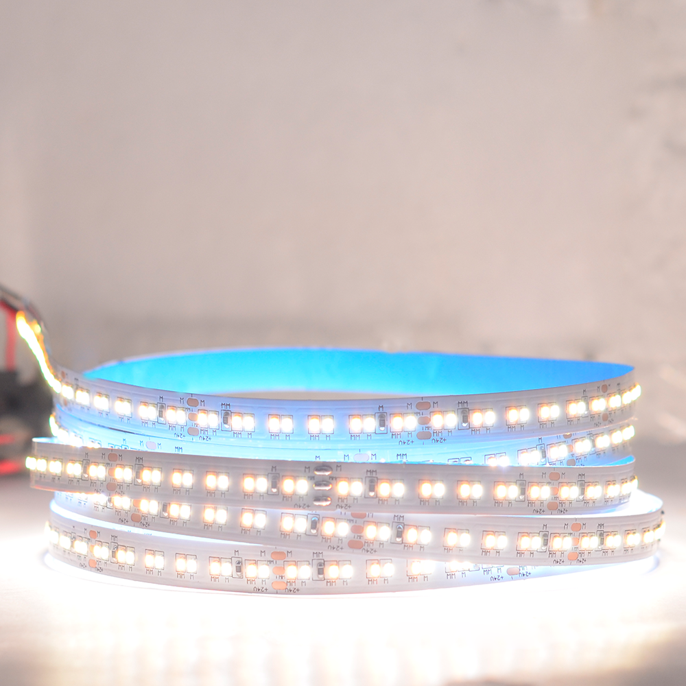 Tunable White SMD2216 240LEDs/M Flexible CCT LED Tape Light - DC24V Tunable White SMD2216 240LEDs/M Flexible CCT LED Tape Light - DC24V